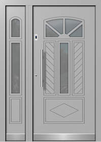 Holz-Alu Haustüren Classic mit Seitenteil