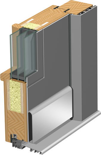 Schnitt Classic Holz-Alu