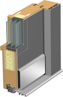 Holz-Alu Türen Schnitt Classic