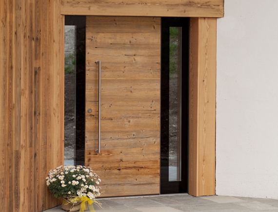 Holz/Stein Haustüren - ALTHOLZ