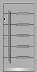 Holz-Alu Haustüren Modern - Außenansicht