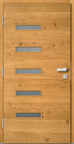 Holz-Alu Haustüren Modern - Innenansicht