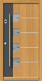 Haustür Modern - Außenansicht