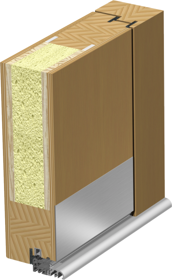 Schnitt Niedrugenergie flächenbündig