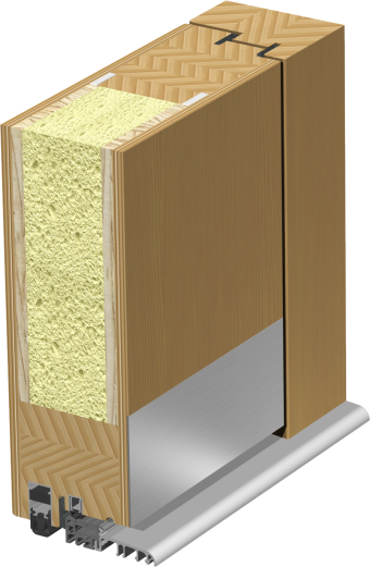 Schnitt Passiv Haustüren flächenbündig