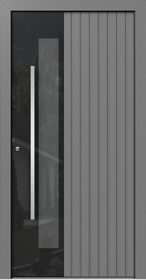 Holz-Alu Haustüren Vetro - Außenansicht